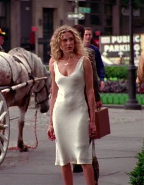 carrie bradshaw white dress.